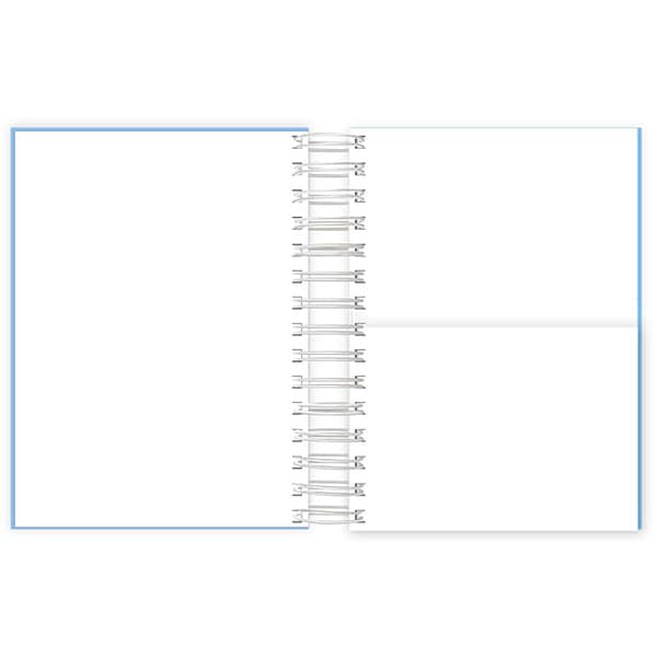 Agenda diária 2025, Soothing Azul, 176 folhas, 2514520, Spiral Soot - PT 1 UN
