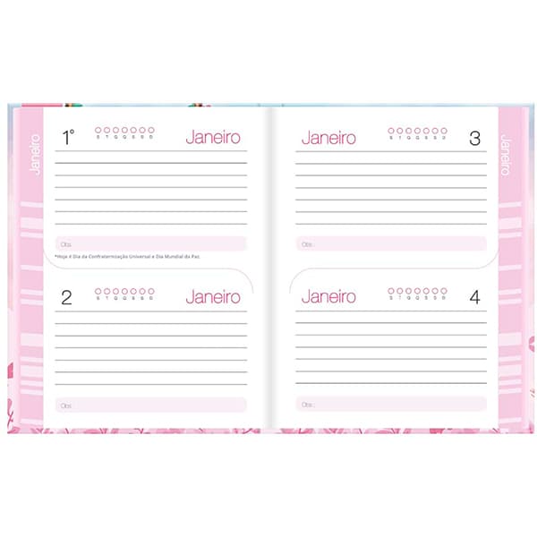 Agenda Permanente Pop Pet, 114 folhas, 2511840 , Spiral Pop - PT 1 UN