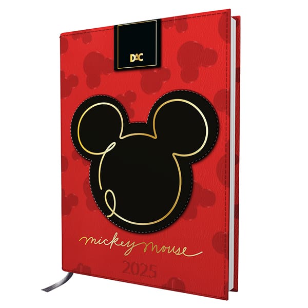 Agenda diária mini 2025, Mickey Disney, A6, 4582, DAC - PT 1 UN