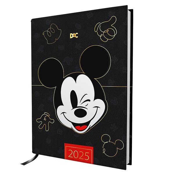 Agenda diária 2025, Mickey Disney, A5, 4583, DAC - PT 1 UN