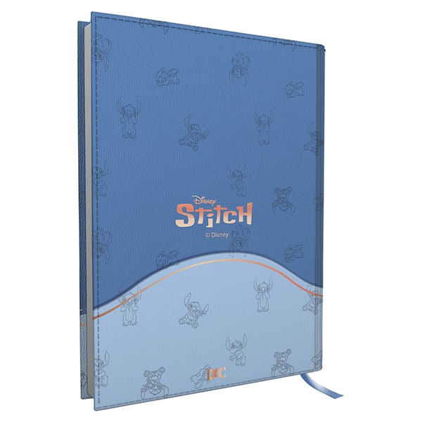 Agenda diária 2025, Stitch Disney, A5, 4597, DAC - PT 1 UN