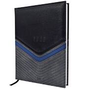 Agenda diária 2026 mini A6, 336 páginas, Fita marca página, Cinza e preto, 4538, DAC - PT 1 UN