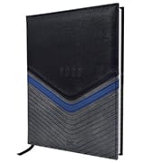 Agenda diária 2026 A5, 336 páginas, Fita marca página, Cinza e preto, 4539, DAC - PT 1 UN Agenda diária 2026 A5, 336 páginas, Fita marca página, Cinza e preto, 4539, DAC - PT 1 UN