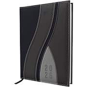 Agenda diária 2026 A5, 336 páginas, Fita marca página, Cinza, 4537, DAC - PT 1 UN Agenda diária 2026 A5, 336 páginas, Fita marca página, Cinza, 4537, DAC - PT 1 UN