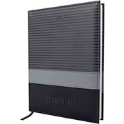 Agenda diária 2026 A5, 336 páginas, Fita marca página, Cinza e Preta, 4546, DAC - PT 1 UN