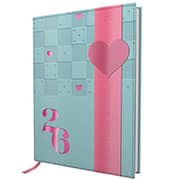 Agenda diária 2026 A5, 336 páginas, Fita marca página, Coração, 4527, DAC - PT 1 UN Agenda diária 2026 A5, 336 páginas, Fita marca página, Coração, 4527, DAC - PT 1 UN