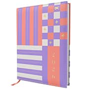 Agenda diária 2026 A5, 336 páginas, Fita marca página, Formas, 4525, DAC - PT 1 UN