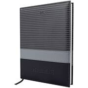 Agenda permanente A5, 388 páginas, Fita marca página, Cinza e Preta, 4547, DAC - PT 1 UN