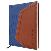 Agenda diária 2026 A5, 336 páginas, Fita marca página, Azul e Cinza, 4535, DAC - PT 1 UN Agenda diária 2026 A5, 336 páginas, Fita marca página, Azul e Cinza, 4535, DAC - PT 1 UN