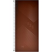 Agenda diária Vertical 2025, Marrom, 4680, DAC PT 1 UN