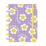 Caderno de disco P, Capa flexível, Lilás, 80 folhas, CDFSPRTR017, Iscool - PT 1 UN