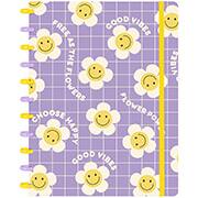 Caderno de disco G, Capa flexível, Lilás, 80 folhas, CDFSP-3RTR017, Iscool - PT 1 UN