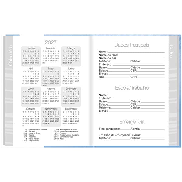 Agenda permanente Manchester City 2640338 Spiral Mc PT 1 UN