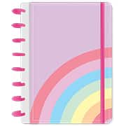 Caderno de disco P, 80 folhas 155 x 215mm, Rainbow lilás, 4100, Abyara - PT 1 UN Caderno de disco P, 80 folhas 155 x 215mm, Rainbow lilás, 4100, Abyara - PT 1 UN