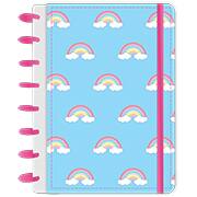 Caderno de disco P, 80 folhas 155 x 215mm, Rainbow Azul, 4124, Abyara - PT 1 UN Caderno de disco P, 80 folhas 155 x 215mm, Rainbow Azul, 4124, Abyara - PT 1 UN