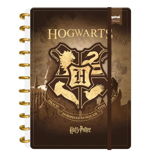 derno de disco Capa dura, G, 80 folhas, Harry Potter, Spiral Hpt - PT 1 UN derno de disco Capa dura, G, 80 folhas, Harry Potter, Spiral Hpt - PT 1 UN