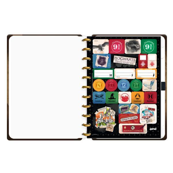derno de disco Capa dura, G, 80 folhas, Harry Potter, Spiral Hpt - PT 1 UN derno de disco Capa dura, G, 80 folhas, Harry Potter, Spiral Hpt - PT 1 UN