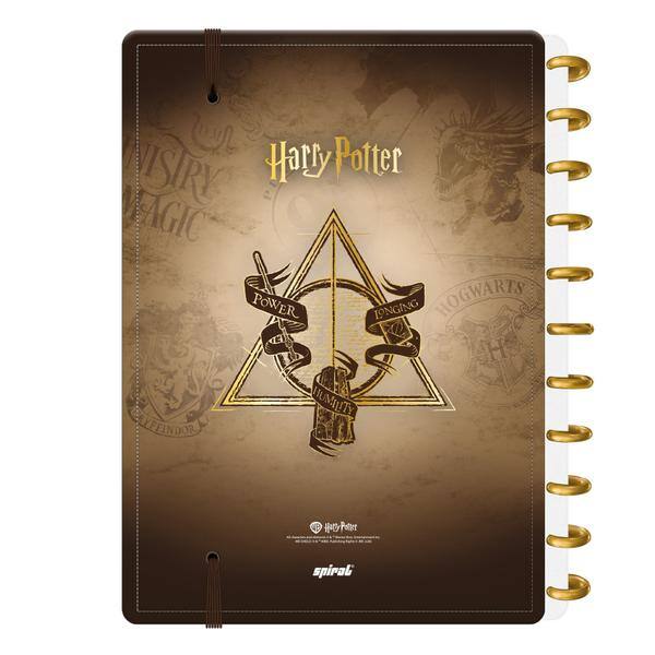 derno de disco Capa dura, G, 80 folhas, Harry Potter, Spiral Hpt - PT 1 UN derno de disco Capa dura, G, 80 folhas, Harry Potter, Spiral Hpt - PT 1 UN