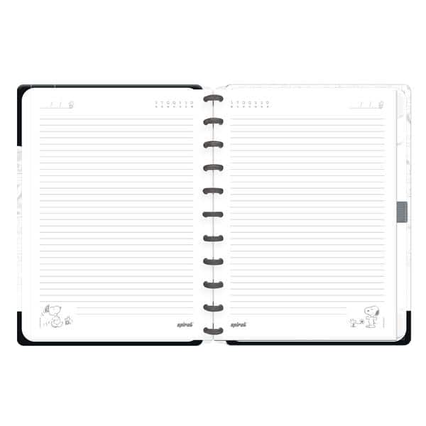 Caderno de Disco Snoopy Grande (200×275 mm) com 80 Folhas Pautadas Gramatura 90g Spiral Sno - PT 1 UN Caderno de Disco Snoopy Grande (200×275 mm) com 80 Folhas Pautadas Gramatura 90g Spiral Sno - PT 1 UN