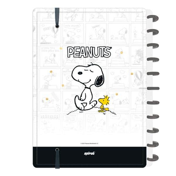 Caderno de Disco Snoopy Grande (200×275 mm) com 80 Folhas Pautadas Gramatura 90g Spiral Sno - PT 1 UN Caderno de Disco Snoopy Grande (200×275 mm) com 80 Folhas Pautadas Gramatura 90g Spiral Sno - PT 1 UN