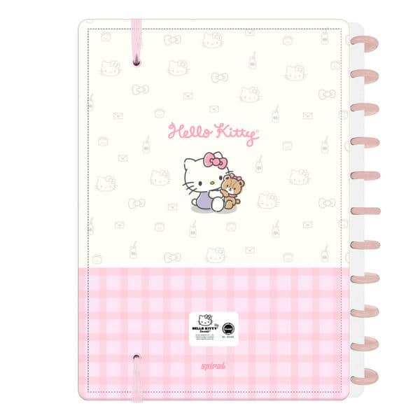 Caderno de disco Capa dura, G, 80 folhas, Hello Kitty, Spiral Hki - PT 1 UN Caderno de disco Capa dura, G, 80 folhas, Hello Kitty, Spiral Hki - PT 1 UN