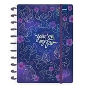 Caderno de disco Capa dura, G, 80 folhas, Stitch, Spiral Ds - PT 1 UN Caderno de disco Capa dura, G, 80 folhas, Stitch, Spiral Ds - PT 1 UN
