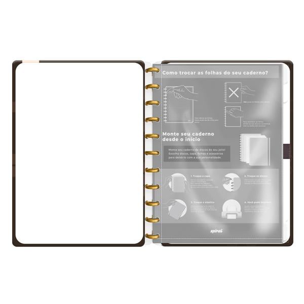 Caderno de Disco Ursinho Pooh, Tamanho G (200×275 mm) com 80 Folhas Pautadas Gramatura 90g, Spiral Pooh - PT 1 UN Caderno de Disco Ursinho Pooh, Tamanho G (200×275 mm) com 80 Folhas Pautadas Gramatura 90g, Spiral Pooh - PT 1 UN