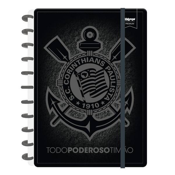 Caderno de Disco Corinthians Grande (200×275 mm) com 80 Folhas Pautadas Gramatura 90g Spiral Sccp - PT 1 UN Caderno de Disco Corinthians Grande (200×275 mm) com 80 Folhas Pautadas Gramatura 90g Spiral Sccp - PT 1 UN