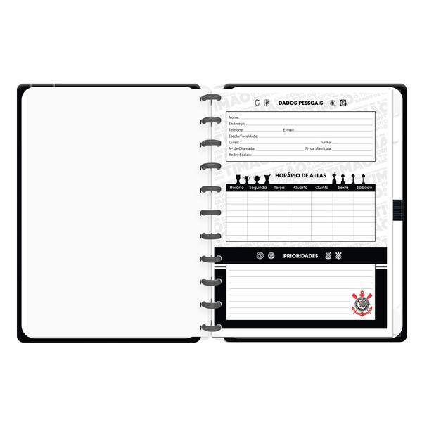 Caderno de Disco Corinthians Grande (200×275 mm) com 80 Folhas Pautadas Gramatura 90g Spiral Sccp - PT 1 UN Caderno de Disco Corinthians Grande (200×275 mm) com 80 Folhas Pautadas Gramatura 90g Spiral Sccp - PT 1 UN