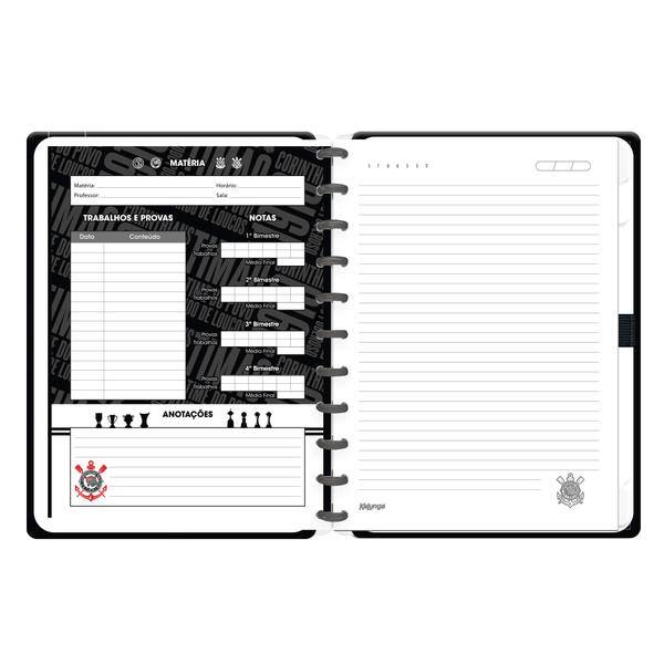 Caderno de Disco Corinthians Grande (200×275 mm) com 80 Folhas Pautadas Gramatura 90g Spiral Sccp - PT 1 UN Caderno de Disco Corinthians Grande (200×275 mm) com 80 Folhas Pautadas Gramatura 90g Spiral Sccp - PT 1 UN