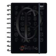 Caderno de Disco Corinthians Grande (200×275 mm) com 80 Folhas Pautadas Gramatura 90g Spiral Sccp - PT 1 UN