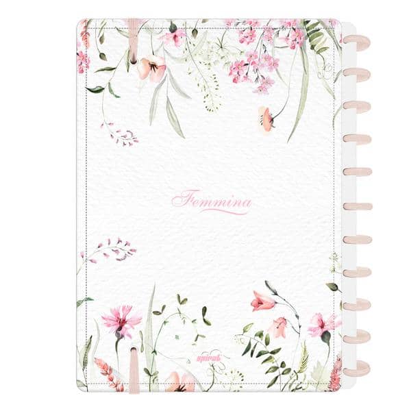 Caderno de Disco Femmina, Tamanho G (200×275 mm) com 80 Folhas Pautadas Gramatura 90g, Spiral Fem - PT 1 UN Caderno de Disco Femmina, Tamanho G (200×275 mm) com 80 Folhas Pautadas Gramatura 90g, Spiral Fem - PT 1 UN
