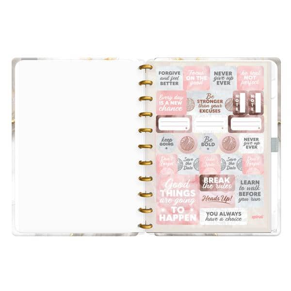 Caderno de Disco Marmo Grande (200×275 mm) com 80 Folhas Pautadas Gramatura 90g Spiral Mrm - PT 1 UN Caderno de Disco Marmo Grande (200×275 mm) com 80 Folhas Pautadas Gramatura 90g Spiral Mrm - PT 1 UN