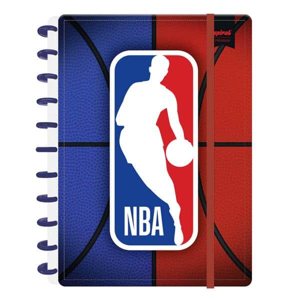 Caderno de Disco NBA, Tamanho G (200×275 mm) com 80 Folhas Pautadas Gramatura 90g, Spiral Nba - PT 1 UN Caderno de Disco NBA, Tamanho G (200×275 mm) com 80 Folhas Pautadas Gramatura 90g, Spiral Nba - PT 1 UN