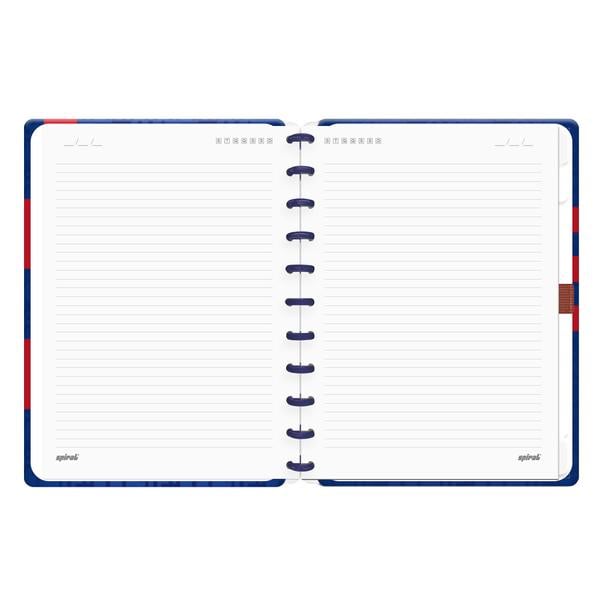 Caderno de Disco Barcelona FC Grande (200×275 mm) com 80 Folhas Pautadas Gramatura 90g Spiral Bc - PT 1 UN