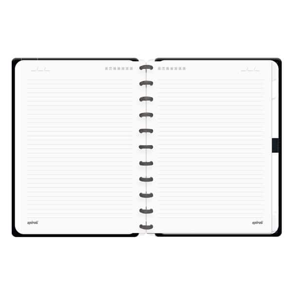 Caderno de Disco Flamengo Grande (200×275 mm) com 80 Folhas Pautadas Gramatura 90g Spiral Fla - PT 1 UN