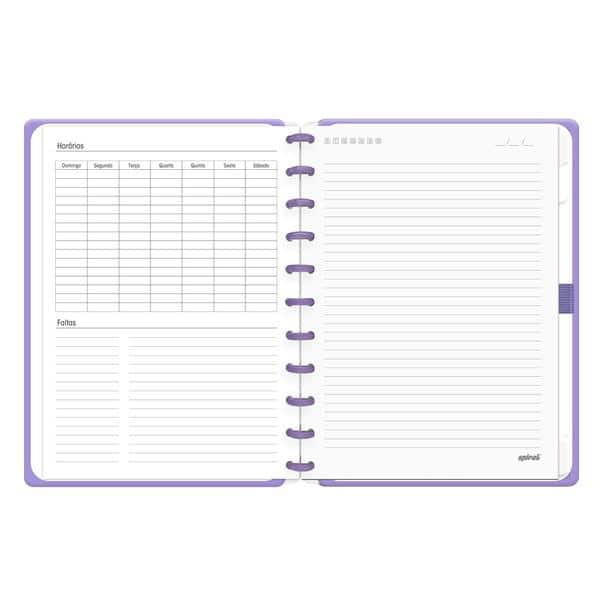 Caderno de Disco Brief Executive Lilás, Tamanho G (200×275 mm) com 80 Folhas Pautadas Gramatura 90g, Spiral Brf Ex - PT 1 UN Caderno de Disco Brief Executive Lilás, Tamanho G (200×275 mm) com 80 Folhas Pautadas Gramatura 90g, Spiral Brf Ex - PT 1 UN