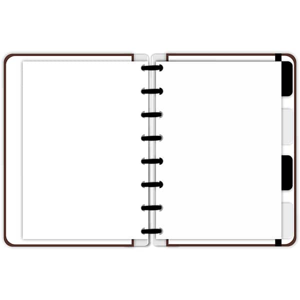 Caderno de disco P, 80 folhas 155 x 215mm, Evidence, Marrom, 5275, Abyara - PT 1 UN Caderno de disco P, 80 folhas 155 x 215mm, Evidence, Marrom, 5275, Abyara - PT 1 UN