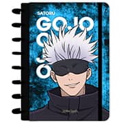 Caderno de disco P, 80 folhas 155 x 215mm, Jujutsu Kaisen, Gojo, 4957, Abyara - PT 1 UN