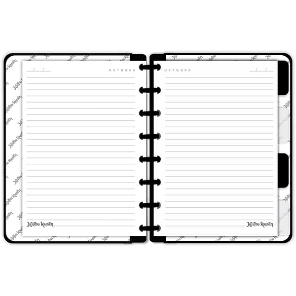 Caderno de disco P, 80 folhas 155 x 215mm, Jujutsu Kaisen, Gojo, 4957, Abyara - PT 1 UN Caderno de disco P, 80 folhas 155 x 215mm, Jujutsu Kaisen, Gojo, 4957, Abyara - PT 1 UN
