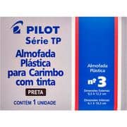 Almofada carimbo N.3 9x12,5cm preta 1470010CX0 Pilot CX 1 UN