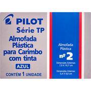 Almofada para carimbo com tinta N.2, Azul, Série TP, 1470009CX0, Pilot - CX 1 UN