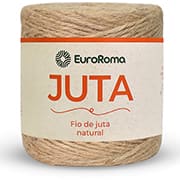 Barbante de Juta Natural com 125 metros, E360/150, Euroroma - PT 1 UN