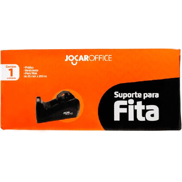 Suporte p/fita adesiva gde. preto 98003 Jocar Office CX 1 UN