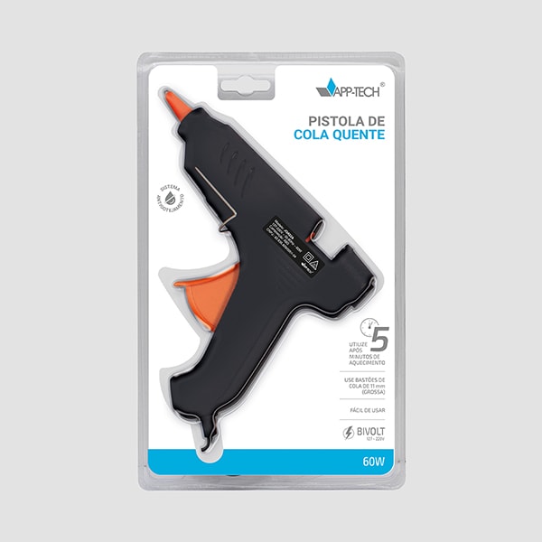 Pistola para cola quente grossa, Bivolt, 60w, App-tech - BT 1 UN