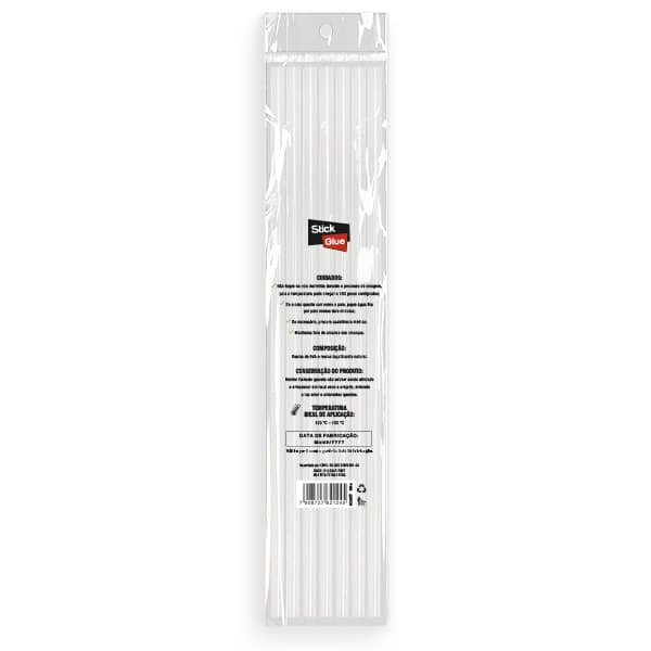 Refil de cola quente fina, 7,5 x 300mm, 99g, Stick Glue - PT 1 UN