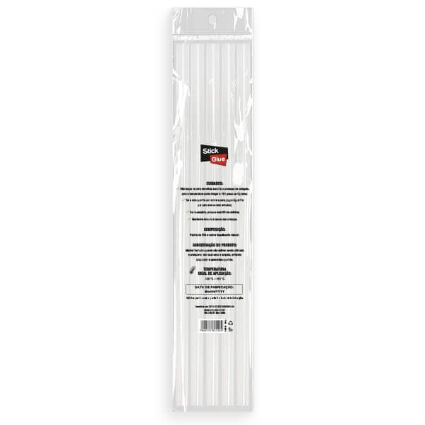 Refil de cola quente grossa, 11,2 x 300mm, 114g, Stick Glue - PT 1 UN