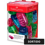 Apontador Duplo com depósito Two Tone, Sortido, Faber-Castell - DP 20 UN