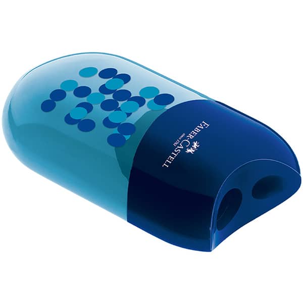 Apontador Duplo com depósito Two Tone, Sortido, Faber-Castell - CX 20 UN