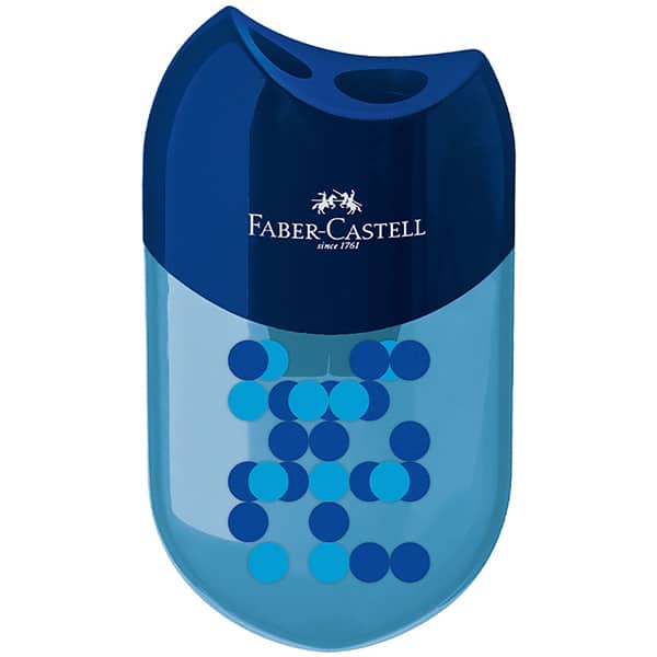 Apontador Duplo com depósito Two Tone, Sortido, Faber-Castell - BT 1 UN